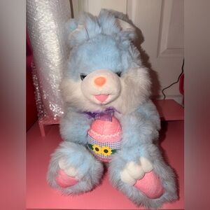 Blue and White Plush Toy